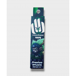 Weedbeat | Premium Ηλεκτρονικό Τσιγάρο Μιας Χρήσης 99% HHC Vanilla 1ml